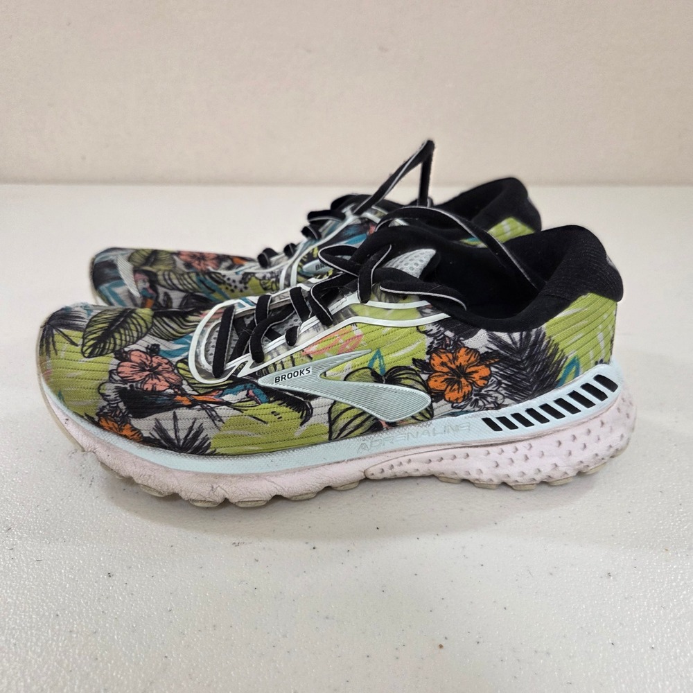 Brooks Adrenaline GTS 20 Women 8.5 Running Shoes Tropical Floral 1202961B453